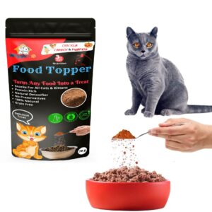 3 in 1 Magical Cat Food Topper || Joy of 3 in 1 Magical Cat Food Topper || Joy of Best Taste || Chicken, Carrot & Pumpkin Flavour || Grain Free & Protein Rich ||Anti-Oxidant & Natural Dewormer || 70g