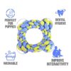 61E56kcoQKL._SL1000_.jpg PremiumAV Strong Cotton Rope Chewing Toys – Durable Teething & Stress Relief Chew Toys for Dogs, Gums Massage & Interactive Fun Play