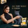 Sheba Fine Premium Adult (1+ Years) Wet Cat Food, Tuna Pumpkin & Carrot in Gravy, 70 g Pouch, High-Moisture Gravy cat Food for Healthy Hydration