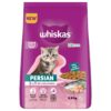 Whiskas Persian Kitten (2-12 Months) Dry Cat Food, 6.8kg, 100% Whiskas Persian Kitten (2-12 Months) Dry Cat Food, 6.8kg, 100% Complete & Balanced Tailor Made Nutrition, Reduces Hairfall, for Healthy Coat & Skin