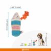 61FuHQaMYeL._SL1500_.jpg BarkButler x Fofos Birthday Drink Plush - Soft & Squeaky Toys for Dogs, Dog Toys for Medium Dogs (0-20kgs) - Multicoloured