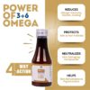 Omega 3+6 Concentrated Salmon Fish Oil for Dogs & Cats with Vitamins & Minerals | Shinier Coat, Itch & Allergy Control | Improves Skin & Hair Health | Nutritional Supplement for Pets - 100 ml