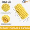 61H7eGKuEcL._SL1000_.jpg PetVogue Chew Toys for Aggressive Chewers - Teeth Cleaning Toothbrush, Indestructible Tough Interactive Durable Nylon Toys for Large and Medium Breed Dogs