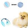 emily pets Dog Chew Toys for Aggressive Chewers | Treat Dispensing Puzzle Ball & Teething Rope Toys for Puppies and Medium Dogs – Interactive Training Toys for Boredom Relief (Blue)