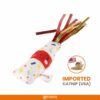 Barkbutler x Fofos Birthday Drink Cat Toy - US Grade Organic Catnip, Multicoloured Textured Toys for Cats, Cat Accessories with Super Soft Fabrics & Ribbons - Perfect as Kitten Toys, Cat Toys