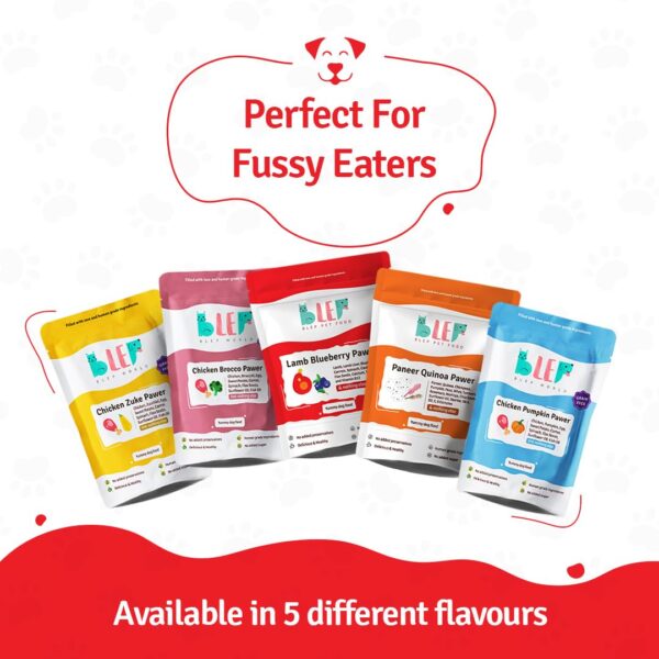 61KNI82Pu-L._SL1080_.jpg BLEP Lamb Blueberry Pawer 700g (7 Pack of 100g) - Complete Meal for Adult & Puppy|Lamb Liver& Fresh Vegetables|Grain Free, High Protein, Easily Digestible, Zero Preservatives|Human Grade|(Wet)