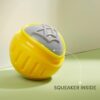 61KRHTHQGOL._SL1500_.jpg BarkButler x FOFOS Flexy Ball Ultra Bounce Dog Chew Toy - Squeaky Toys for Dogs, Small Dog Toys (0-10kgs) - Yellow