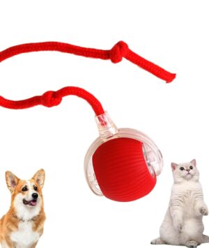 Cat Toys Ball – Smart Rolling LED Ball, Automatic & Cat Toys Ball – Smart Rolling LED Ball, Automatic & USB Rechargeable Motion Activate for Indoor Kitten Puppy Dog cat- Pet Exercise, IQ Training, Fun & Engaging Pet Toy