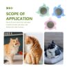 Catnip Wall Toys, Balls for Teeth Cleaning and Biting, Edible Licking Chew Toy, Rotatable Indoor Cat Toy (Green)