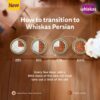 61NiMy0uGfL._SL1001_.jpg Whiskas Persian Adult (1+ Years) Dry Cat Food, 6.8kg, 100% Complete & Balanced Tailor Made Nutrition, Reduces Hairfall, for Healthy Coat & Skin