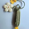 GISHIKI Catnip Infused Zucchini Cat Toy – Handstitched Natural Linen with Premium Catnip & Squeaker | Lightweight for Batting, Tossing & Carrying | Interactive Hunting Play Enrichment – 28 cm