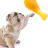 Sage Square Dog Squeaky Chicken Leg Colorful Rubber Toy for Sage Square Dog Squeaky Chicken Leg Colorful Rubber Toy for Safe Fun & Entertainment - Perfect for Dogs, Puppies, Cats & Kittens, This Toy Will Keep Your pet Engaged, stimulated & Happy