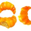 The Pets Company Vinyl Squeaky Chew Dog/Puppy Toy for Puppies & Small Dogs | Durable, Animal Design, for Playing, Teething and Chewing | Pack of 3 (Rooster, Croissant, Shoe) (Color May Vary)