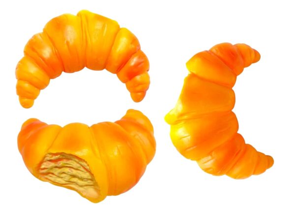 The Pets Company Vinyl Squeaky Chew Dog/Puppy Toy for Puppies & Small Dogs | Durable, Animal Design, for Playing, Teething and Chewing | Pack of 3 (Rooster, Croissant, Shoe) (Color May Vary)