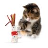 Barkbutler x Fofos Birthday Drink Cat Toy - US Grade Organic Catnip, Multicoloured Textured Toys for Cats, Cat Accessories with Super Soft Fabrics & Ribbons - Perfect as Kitten Toys, Cat Toys
