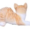 Tickles Cute Cat Soft Stuffed Plush Animal Toy for Kids Birthday Gift (Color: Yellow; Size: 28 cm)
