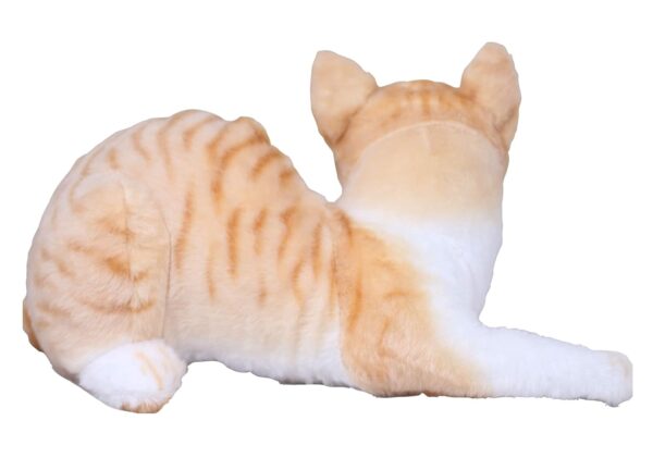 Tickles Cute Cat Soft Stuffed Plush Animal Toy for Kids Birthday Gift (Color: Yellow; Size: 28 cm)