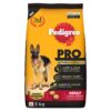 Pedigree PRO Adult Large Breed, 3 kg Dry Dog Food, Pedigree PRO Adult Large Breed, 3 kg Dry Dog Food, Vet Trusted Brand, Expert Nutrition, Quality Protein, 33% More Nutrients (18 Months Onwards)