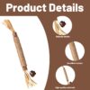 Cat Toys, 4Pcs Cat Chew Toy, Cat Playing Toys for Indoor, Stick for Cats with Sisal Rope and Gall Fruit, Natural Catnip Alternative