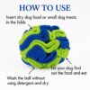 61Sia0PzIAL._SL1024_.jpg The Pets Company Snuggle Snuffle Dog Feeder Ball – Interactive Puzzle Toy for Dogs, Mental Stimulation, Anxiety Relief, Slow Feeding, Machine Washable, Treat Dispenser, Multicolor - 6 Inches