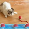 61U4I34zxdL._SL1280_.jpg 2025 Upgraded Interactive Cat Toys Balls,Interactive Rolling Cat Ball, Automatic Moving Cat/Dog Balls for Indoor Cats 360° Fast Rolling on Carpet, Motion Activate Cat/Dog Toys (red)