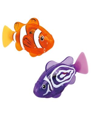 2 PCS Robot Fish Toy, Interactive Robotic Fish for Aquariums and Water Play, Realistic Swimming Motion for Ages 6 and Up, Vibrant Colors, Great Gift for Cat Owners and Toy Collectors