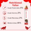 PUREPET Creamy Cat Lickable Treats, Crab & Chicken, Pack of 5 X 75 G, Total 375 G,All Life Stages