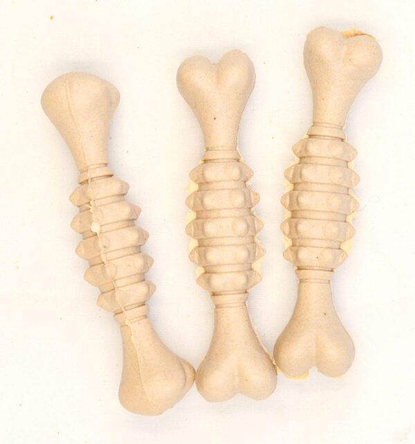 Gnawlers Oat Bone Dog Treat for All Life Stages, Vegetable Flavor 225g (25 Pieces)