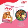 Zippy Starter Dry Dog Food - 1.2 Kg for Pregnant Mother & Weaning Puppy, Real Chicken & Vegetables, Nutritionally Balanced Dog Food for All Breeds, with Vitamins, Minerals, Probiotics & Salmon Oil