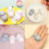 Kawaii Slow Rising Squishy Squeeze Mini Cat Toy -Set of 2 Pcs