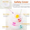 Woofy Cat Toy 4 Level Towers of Circle Track Roller with Moving Balls Interactive Play Toy for Small Dogs Kitten/Cat