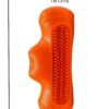 61Y5O7DWfyL._SL1500_.jpg The Pets Company Indestructible Dog Chew Toy | Durable TPR Rubber Pet Toy for Aggressive Chewers | Strong, Non-Toxic, Teeth Cleaning, Squeaky Roller Toy for Large Dogs - 6.3 Inches (Colour May Vary)