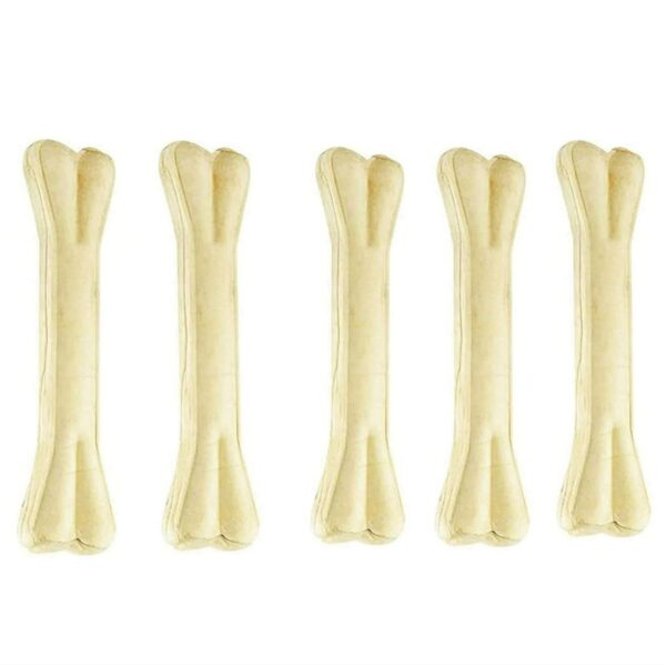 61Y9YbKZDcS._SL1500_.jpg Pressed Dog Bone 6 inches Bones Medium to Adult Dog Chew Treat, Chicken Flavor - Pack of 3