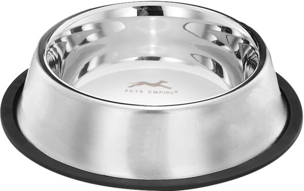 61YvxUjMYFL._SL1500_.jpg Pets Empire Stainless Steel Dog Bowl, Dog Food Bowl, Dog Feeding Bowl, Medium (Set of 2 x 700ml)