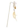 Foodie Puppies Interactive Plastic Cat Teaser Stick with Woolly Furry Tail Attachment Toy for Cats and Kittens | Indoor and Outdoor Play & Exercise | Size: 41cm