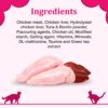 Purepet Creamy Lickable Cat Treats,Tuna & Bonito 360Gm(15g x24 Pcs)| Rich in Protein,Taurine for Heart & Vision,Ideal for Training and Bonding, Promotes Hydration| Treats for Kitten and Adult Cats