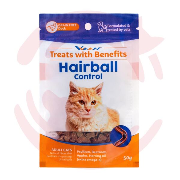 Vvaan Cat Treats Hairball Control Tasty Grain Free Vet formulated 50g