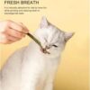 cature Care by Nature Cat Chew Sticks - Natural Catnip Toys With Mint Stick For Cat Teeth Cleaning & Playful Entertainment