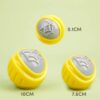 61d8XntIf6L._SL1500_.jpg BarkButler x FOFOS Flexy Ball Ultra Bounce Dog Chew Toy - Squeaky Toys for Dogs, Small Dog Toys (0-10kgs) - Yellow