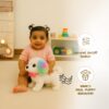 Amazon Brand - Jam & Honey Poochie Puppy Deluxe | 15 cm Electronic Plush Dog Toy | Sound-Enabled | Multicolor Ears | Soft & Huggable | BIS Certified | for Kids 3+ Years