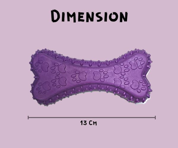 61dSVyin-L._SL1500_.jpg Foodie Puppies Natural Latex Rubber Squeaky Dog Toy (Prickle Bone) | Small to Medium Dogs & Puppy | Durable, Fetch & Chew Safe Play Toy | Reduce Separation Anxiety