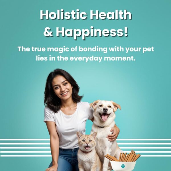 61e59zniefL._SL1000_.jpg BARK OUT LOUD - Multivitamin Dog Treats, Fresh Chicken Immunity Chewstix with Omega & Zinc to Boost Health & Vitality for Dogs & Cats of All Life Stages - 100gm Each (Pack of 3)