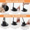 61eDdEMBIBL._SL1024_.jpg Qpets® Cat Feather Toy, Cat Feathered Teasing Wand Toy Dual-Wire Flexible Teasing Wand Suction Cup Colored Feathered Floor