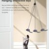 61g7J5GRmaL._SL1335_.jpg Qpets® Cat Teaser Toys, Cat Feather Toys, Hanging Cat Toys for Indoor Cats Interactive Elastic Rope, Cat Toys for Persian Cat Soft Toy with Plushed Mice Pendent