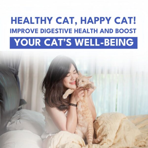 Petroyale Cat Digestive Probiotics - Cat Prebiotics & Probiotics Supplement - Prevents Diarrhea & Improves Gut Health - Cat Health Supplement for Digestion - 100 gm