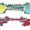 Dog Toy Set - Tail, Chew, and Rope Toys for Small to Medium Dogs - Tug Toy Pack of 8