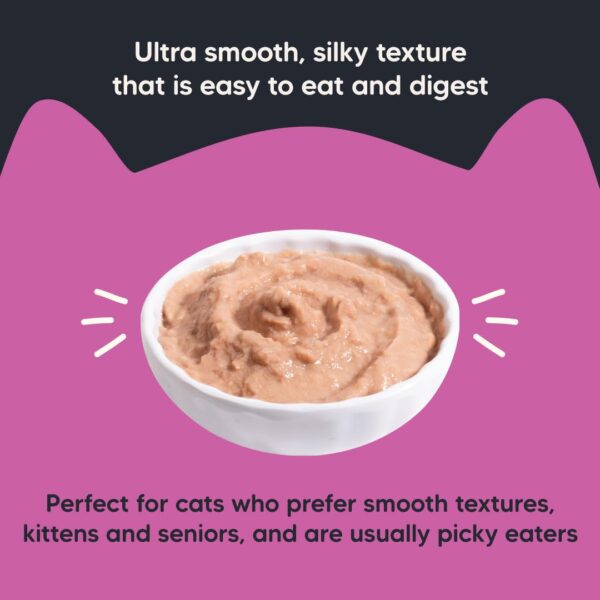 Meowsi by HUFT Tuna & Chicken Mousse Cat Wet Food - 80 gm | Pack of 6 | Soft & Tasty Meal for Persian & All Breeds | Protein-Rich, Hydrating & Easy to Digest | Supports Growth & Overall Health