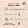 61kyaVqM2uL._SL1080_.jpg Nootie Freshly Wholesome Meal All Natural Wet Dog Food | Gluten Free I Non Vegetarian | Human Grade Ingredients, Made with Real Chicken-300g (Chicken Biryani)