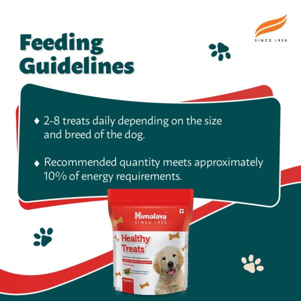 Himalaya Healthy Dog Biscuit Treats for Puppy with Chicken I Supports Digestion & Immunity | Training & Rewards | 500g