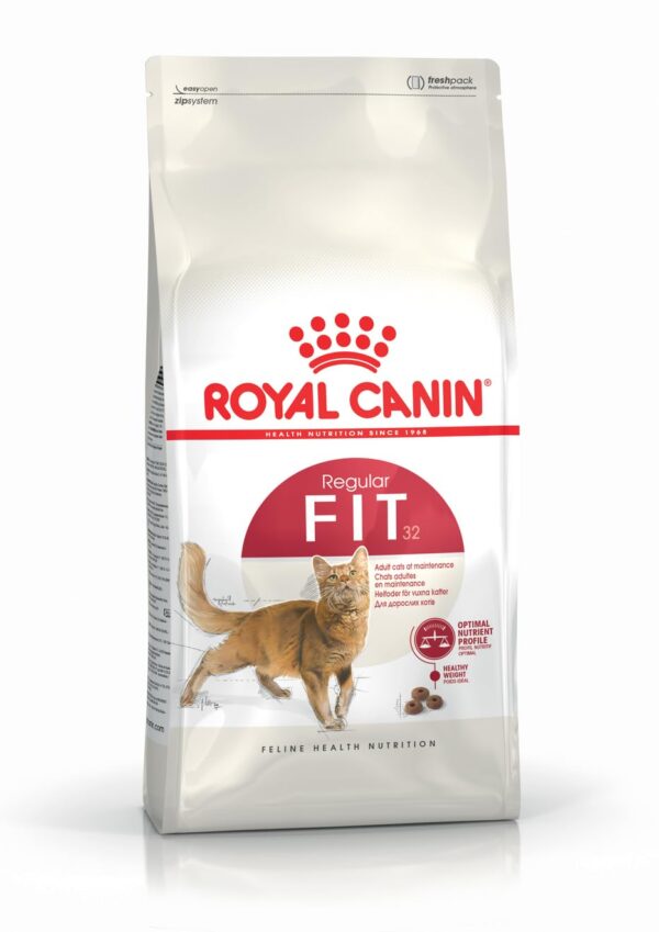 Royal Canin Fit 32 Regular for Adult Cats, 1 Kg, Dry Food, Supports Optimal Nutrient Profile and Healthy Weight